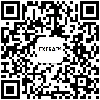 a qr code with a white square