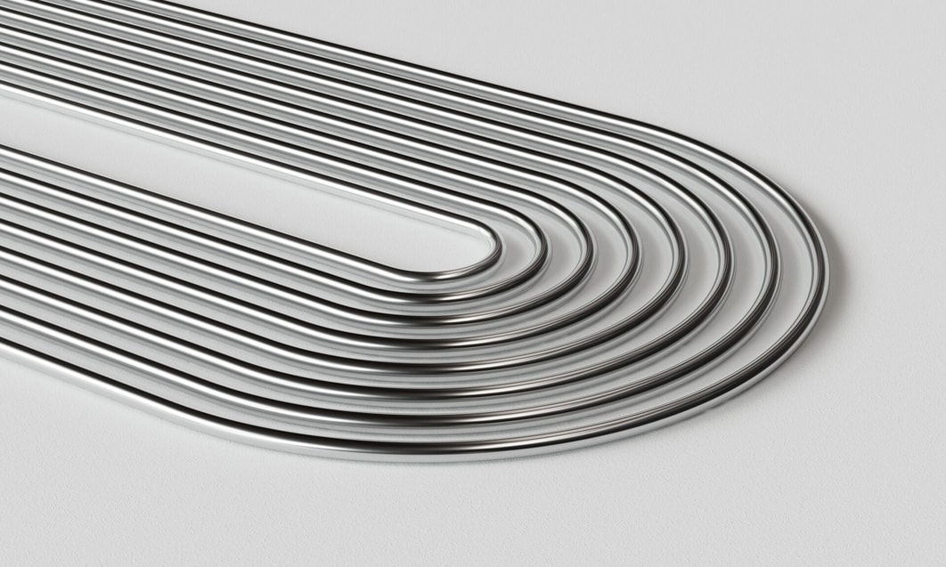 a close up of a metal object