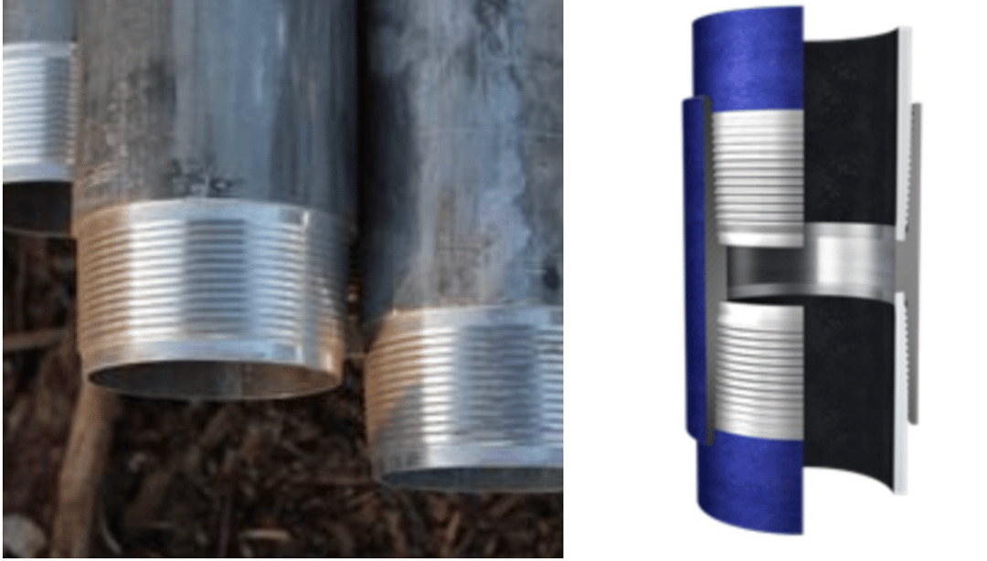 a close-up of a pipe