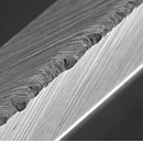 a close-up of a knife