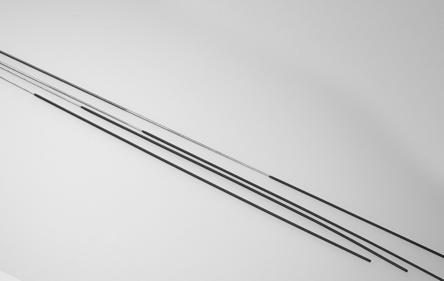 a black and silver metal sticks