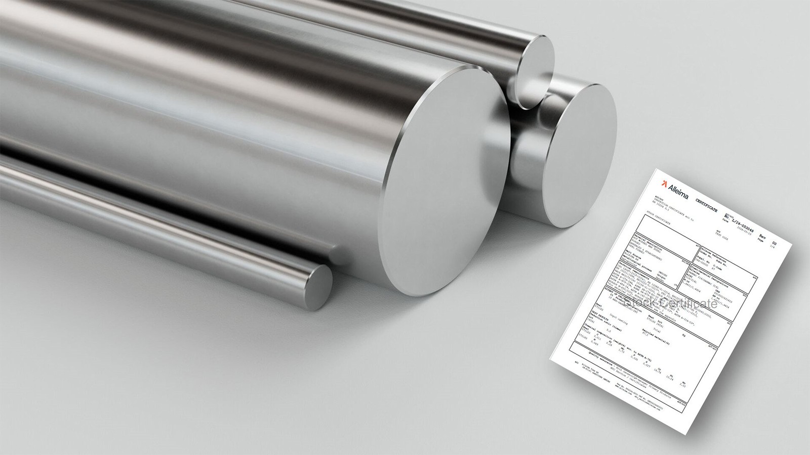 several metal rods and a piece of paper