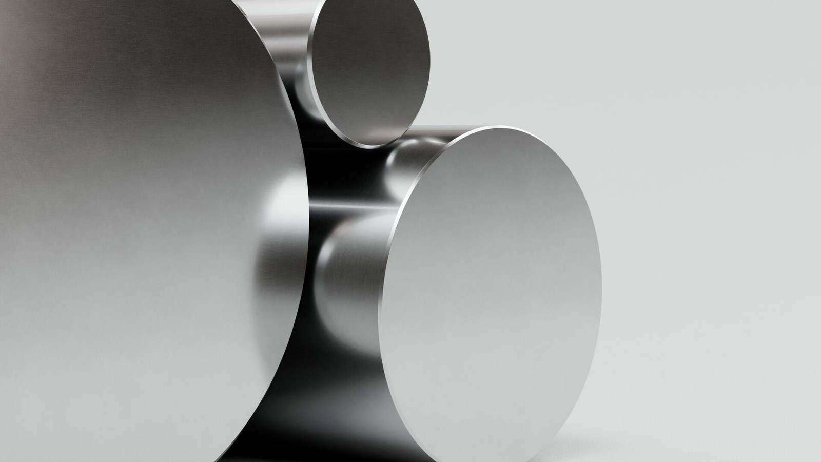 a group of metal objects