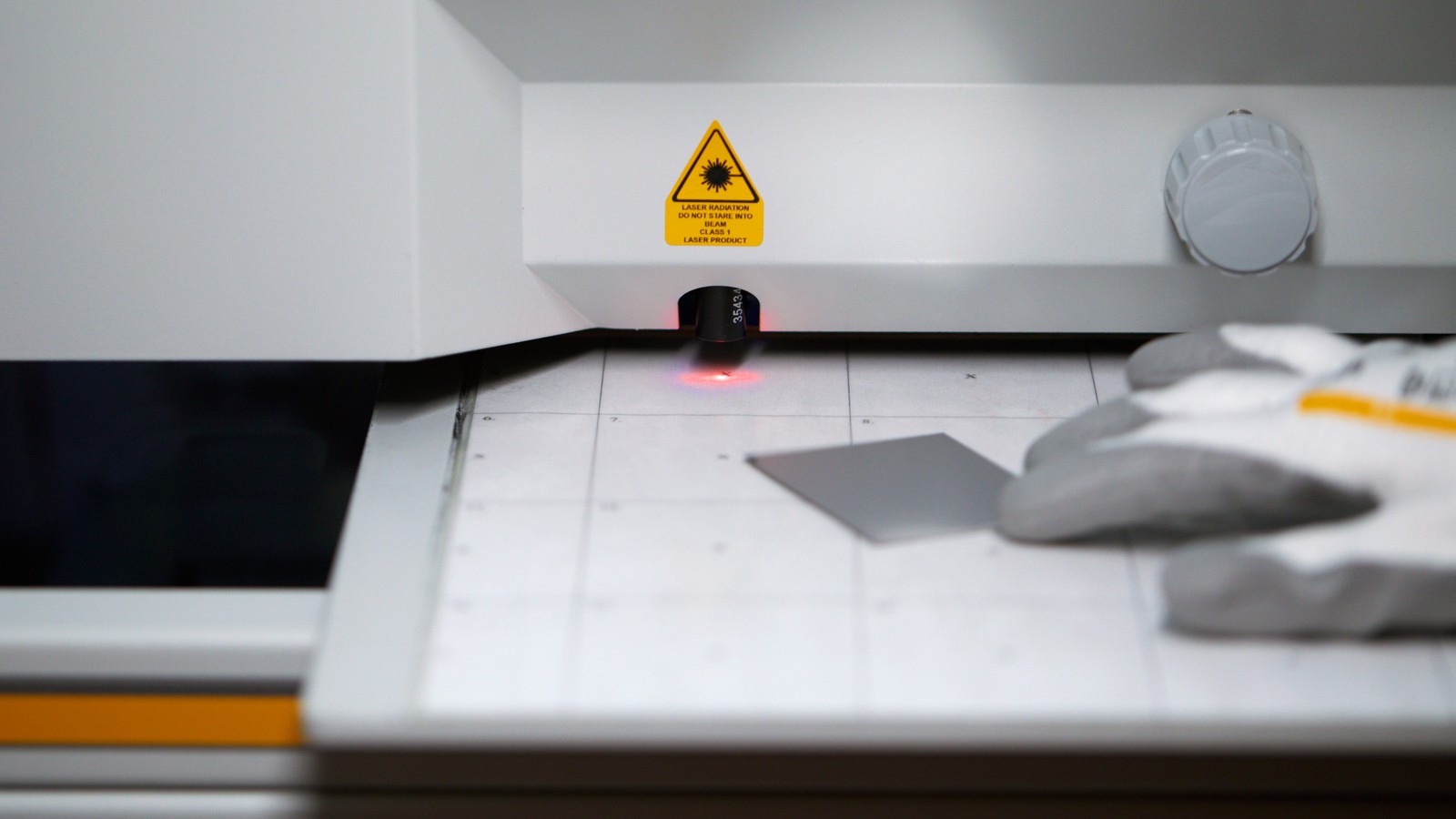 a person using a laser scanner