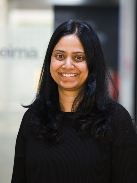 a person smiling at camera