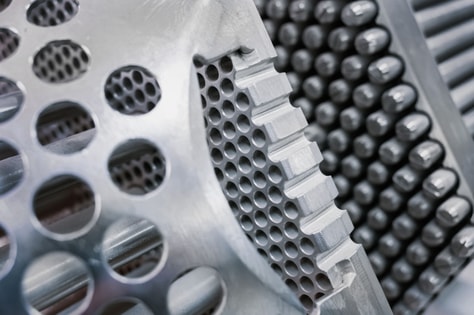 a close up of a metal object