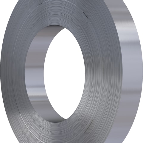 Strip steel for shock absorber shims