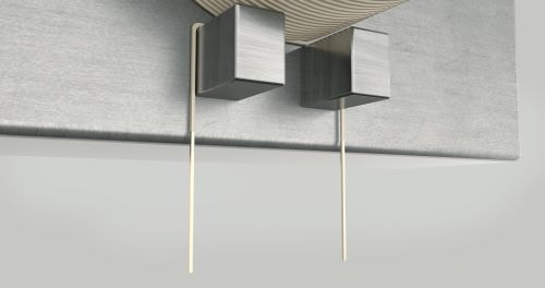 a close-up of a metal cube