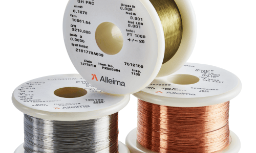 a group of spools of wire