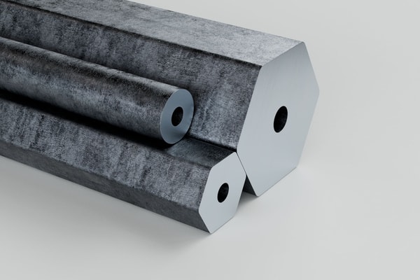 a group of hexagons with holes