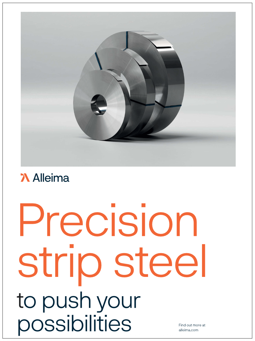 a group of metal rolls