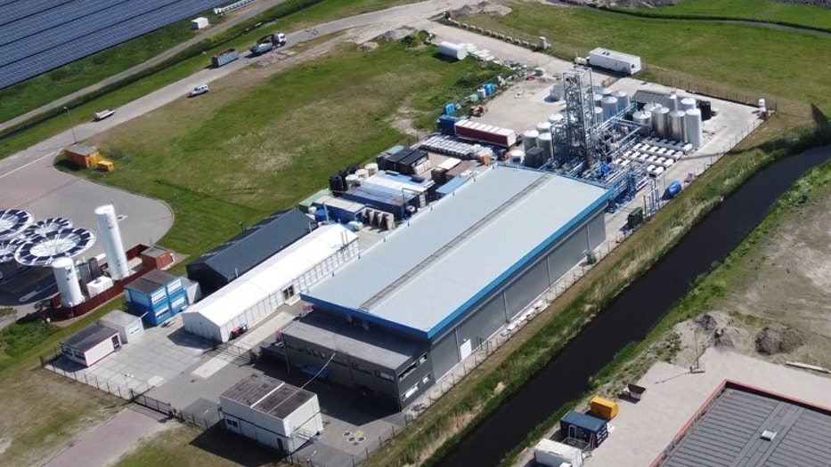 a building near a river